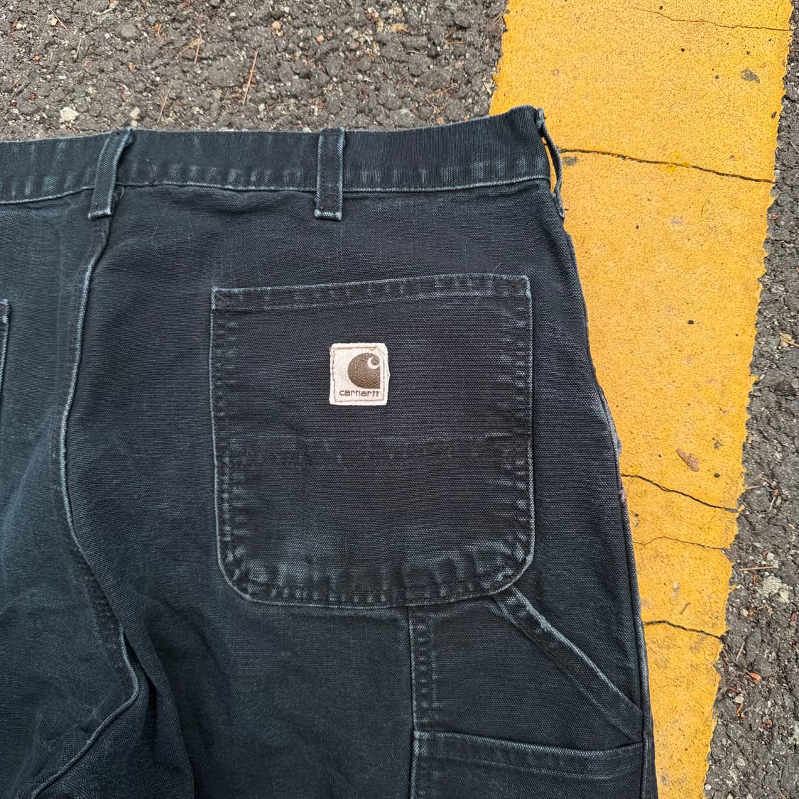 OG 칼하트 B11 BLK 싱글니 카펜터 팬츠 상품이미지7