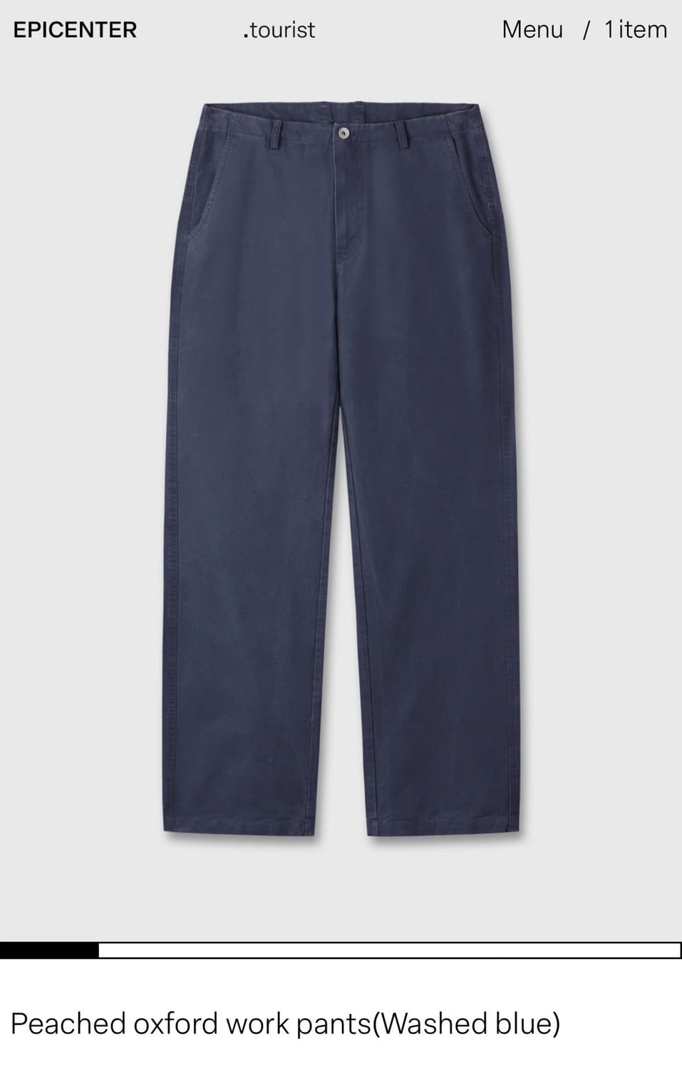 에피센터 투어리스트 피치드 옥스포드 워크팬츠 M 상품이미지1