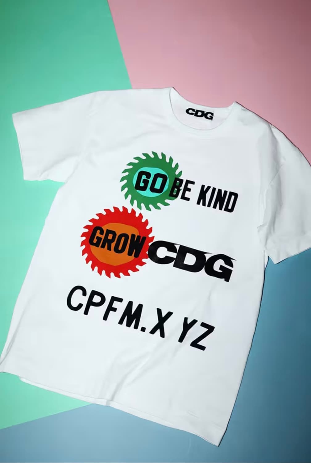 CDG cpfm 꼼데가르송 티셔츠 화이트 상품이미지1