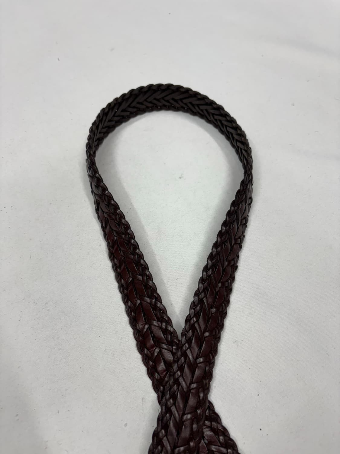 빈티지 노티카 위빙 웨스턴 가죽 벨트 상품이미지4