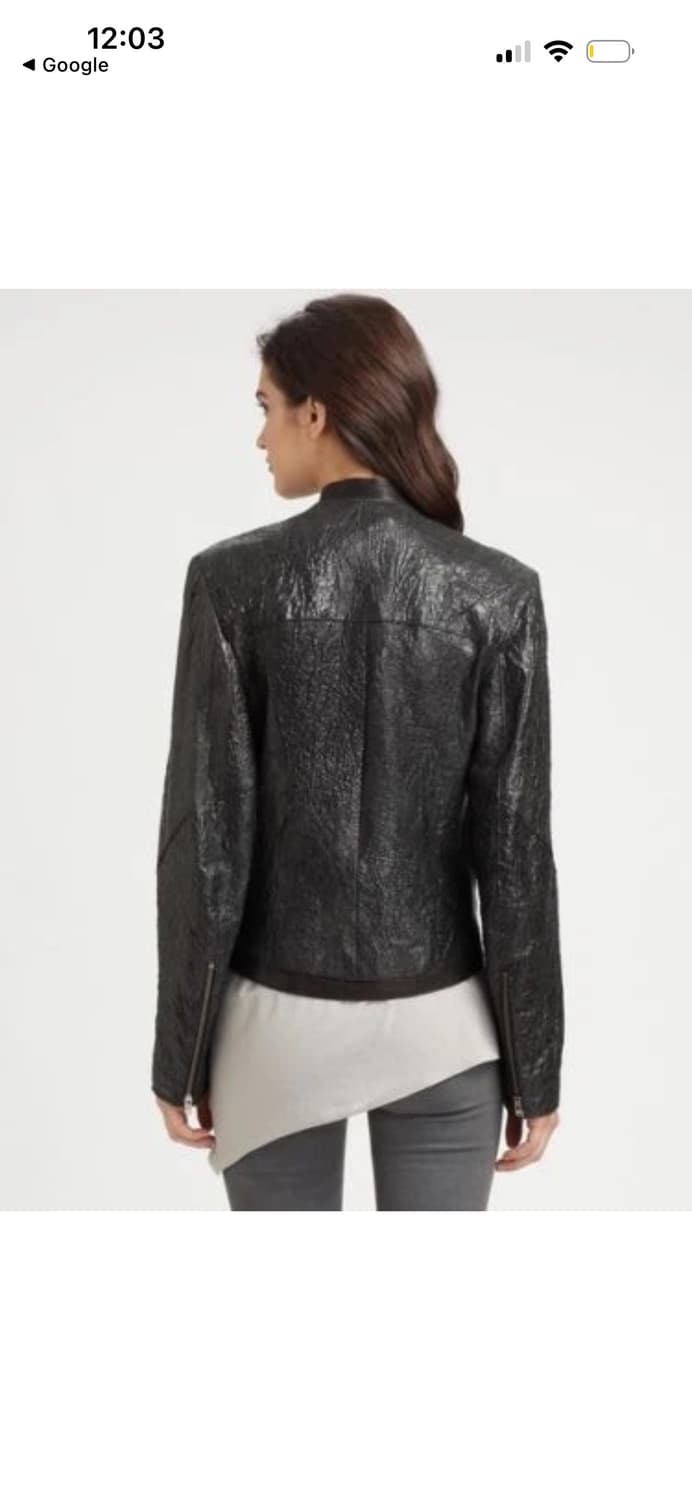 Helmut Lang  Crystal Leather Jacket S 상품이미지1