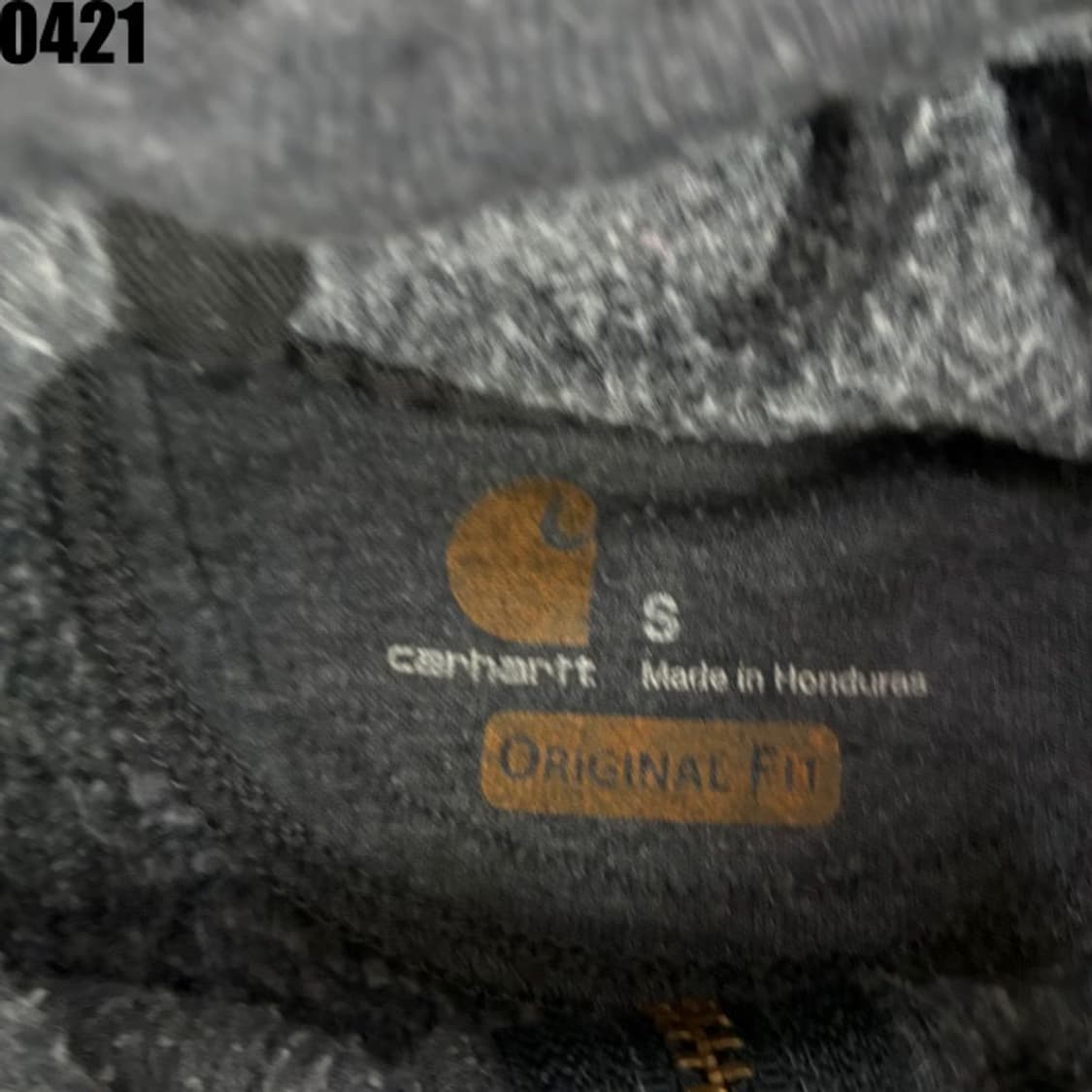 칼하트 후드집업 차콜 그레이 s 상품이미지2