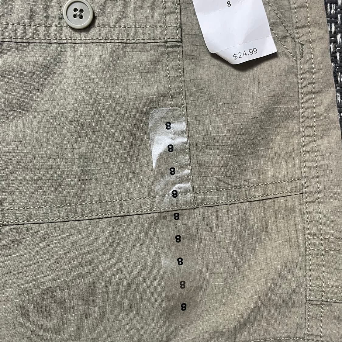 [새상품] 갭 카키 밴딩 숏팬츠 M 상품이미지4