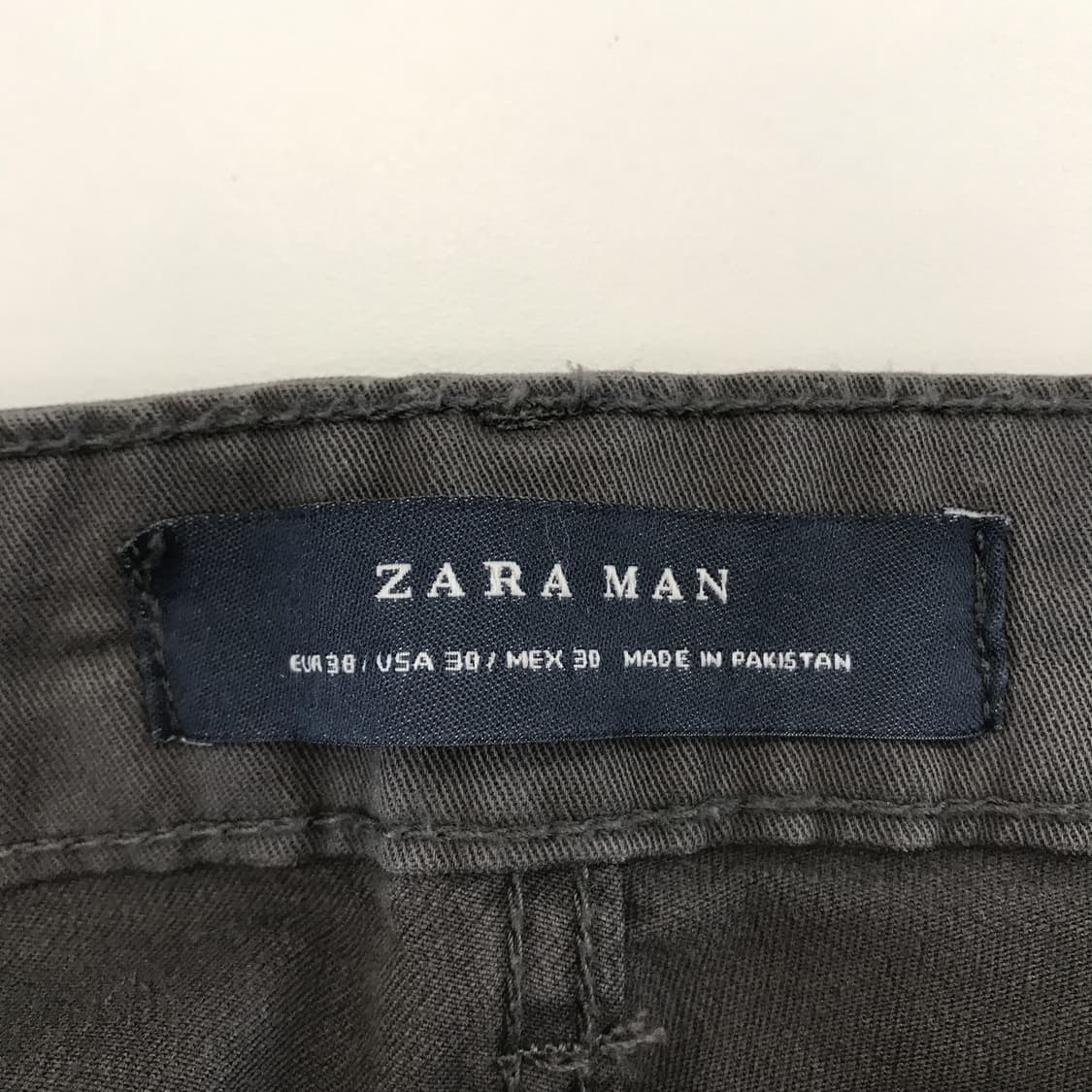 자라 슬림핏 그레이 데님팬츠 새상품 [30인치] 상품이미지6