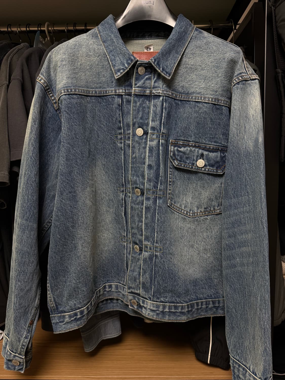 아웃스탠딩 셀비지 2세대 데님자켓 L 상품이미지2