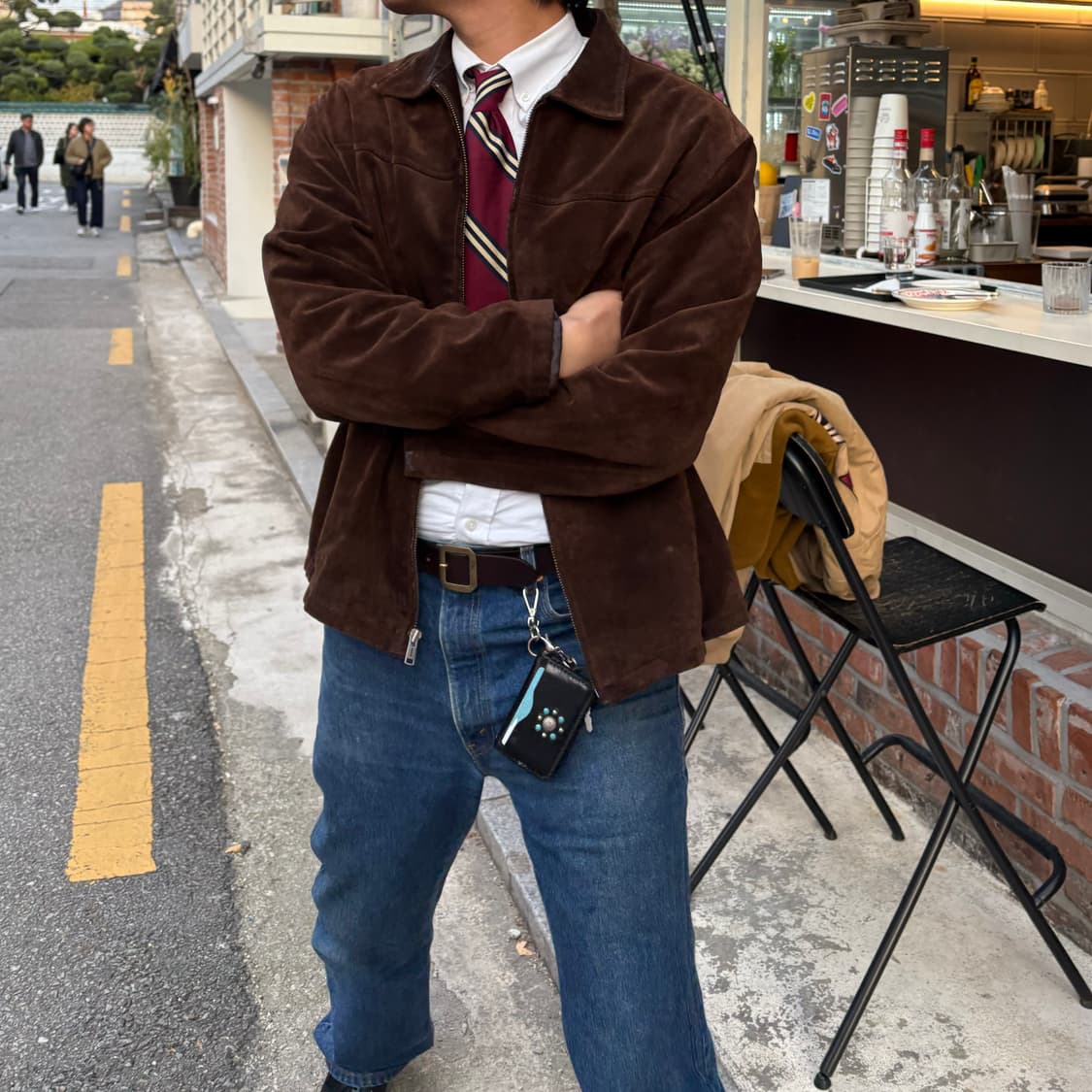 90s 폴로 스웨이드 코트자켓 L 상품이미지1