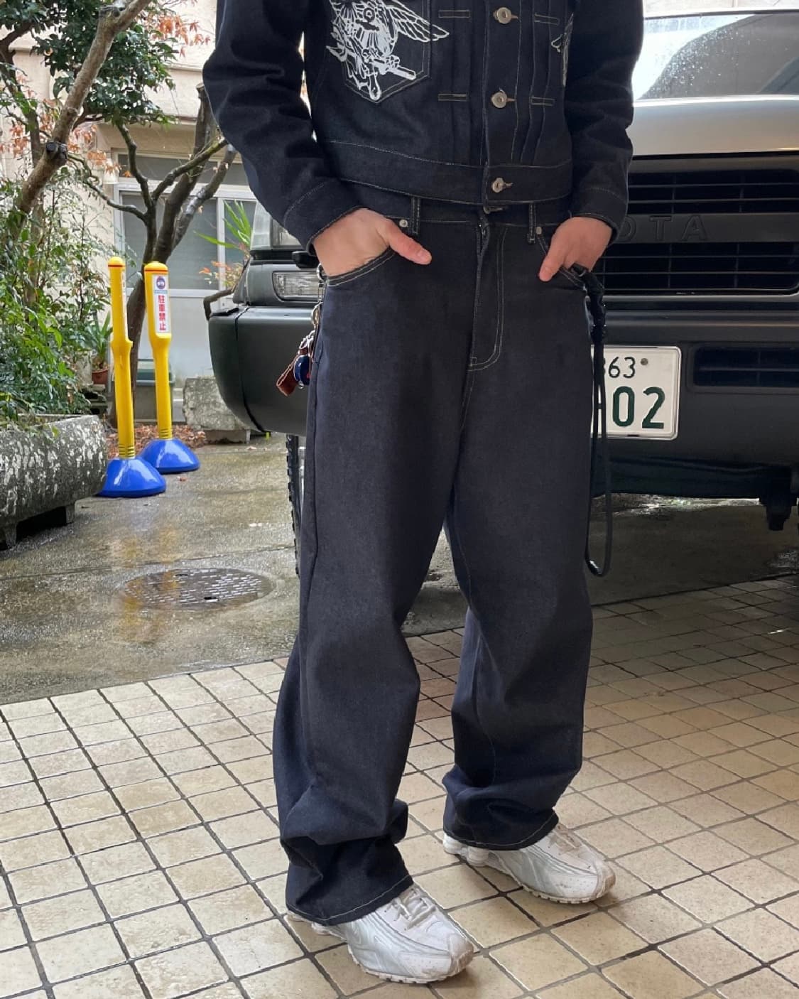 왓츠더유즈 네이비실 데님팬츠 M 상품이미지2