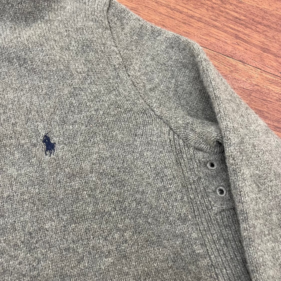 폴로 반집업 니트 상품이미지2