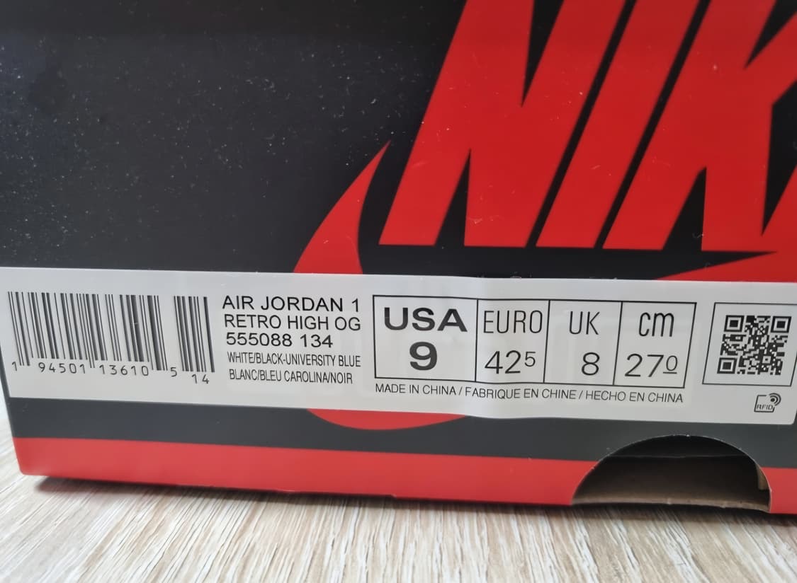 [270][275]조던1 하이 유니버시티 블루  상품이미지2