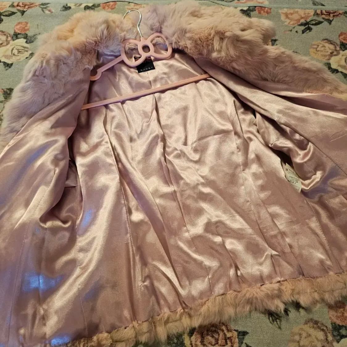 딸기우유 리얼 토끼털 갸루 퍼자켓 상품이미지4