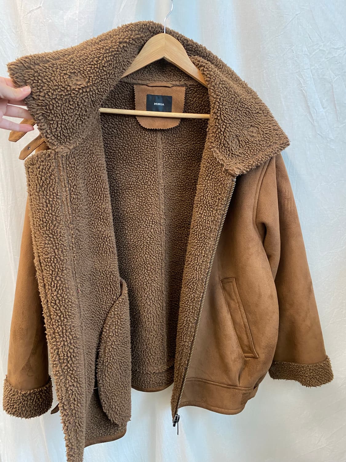 MURUA 브라운 스웨이드 무스탕  상품이미지8