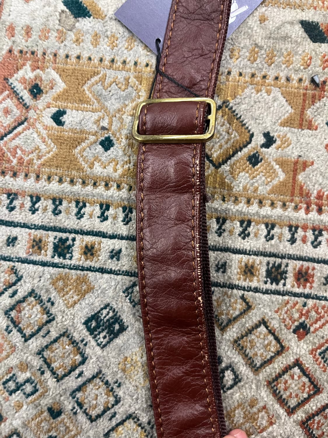 빈티지 레더백 브라운 #csz2853 상품이미지7