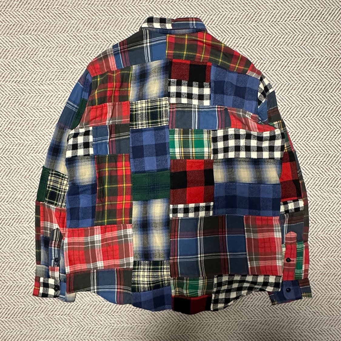 POLO RALPH LAUREN patchwork heavy shirt 상품이미지2