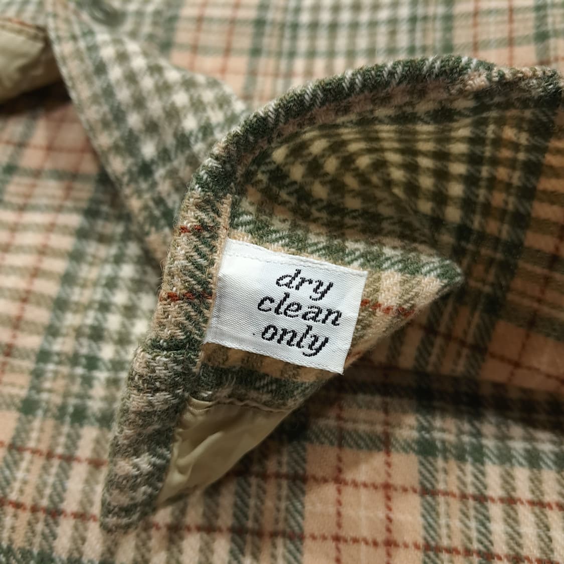 CK035 M 펜들턴 80s 미국판 버진울 클래식 체크 그린 셔츠 남방 상품이미지5