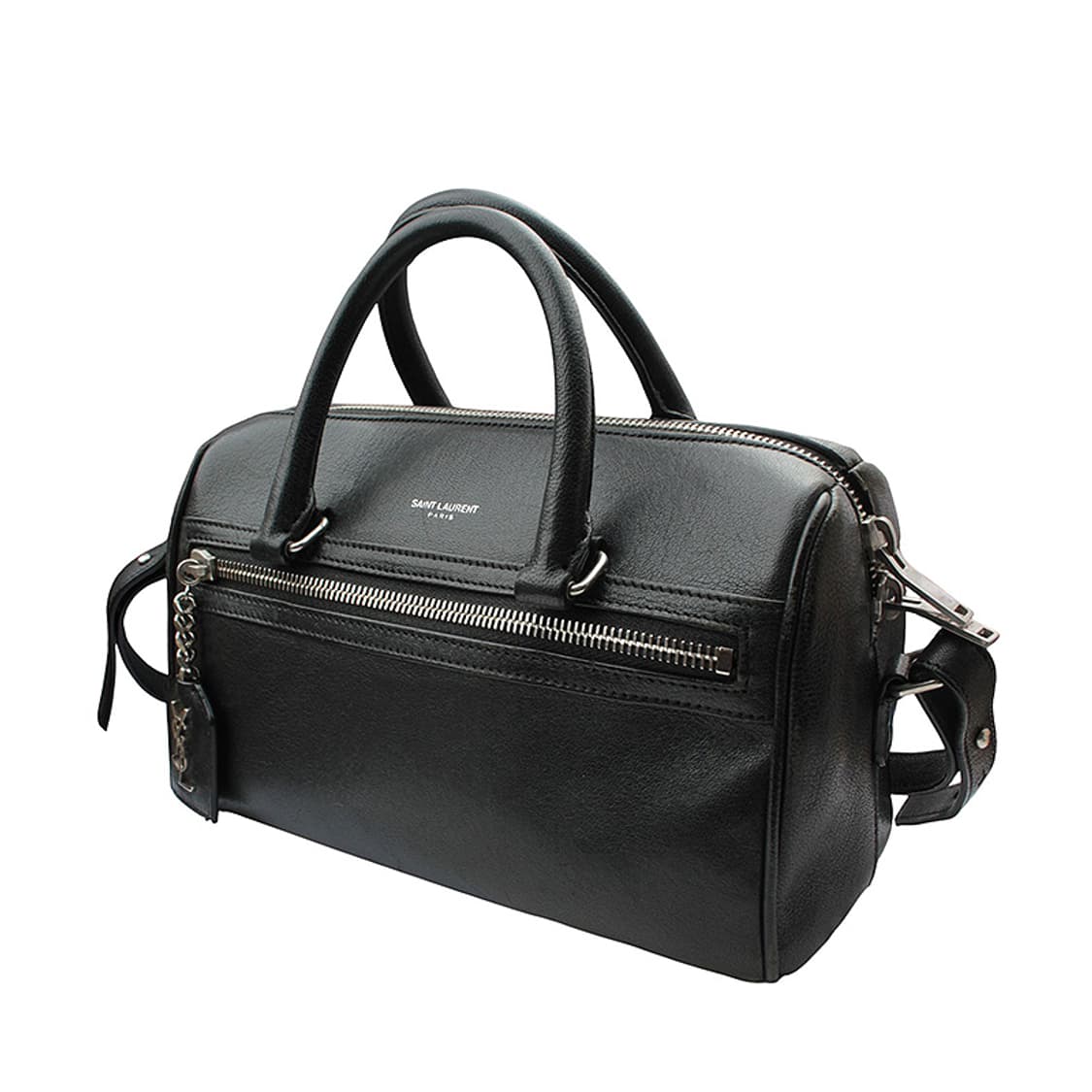 생로랑 블랙 레더 스몰 토트 겸 크로스백 상품이미지2