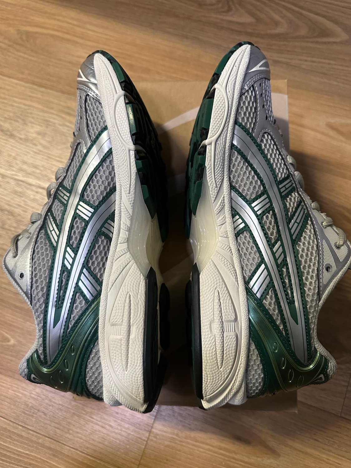 아식스 젤카야노14 dried Leaf green/pure silver 상품이미지5