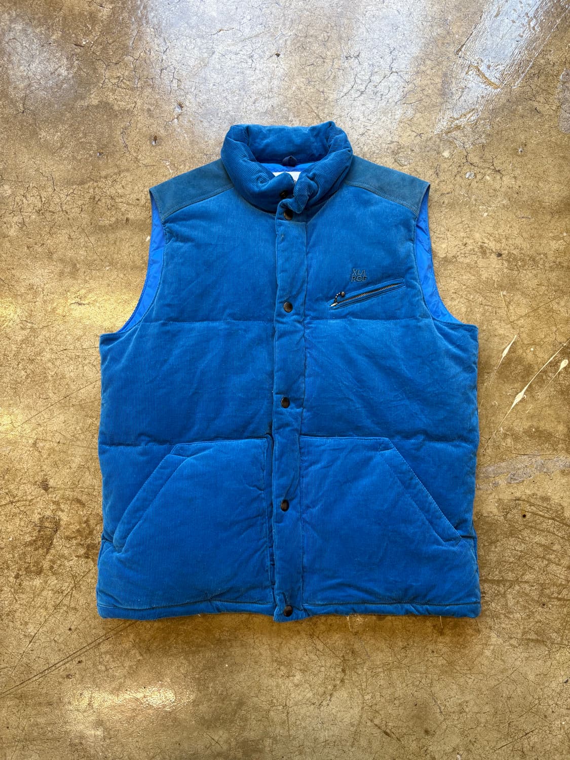 Xlarge 코듀로이 다운 패딩 베스트 상품이미지1