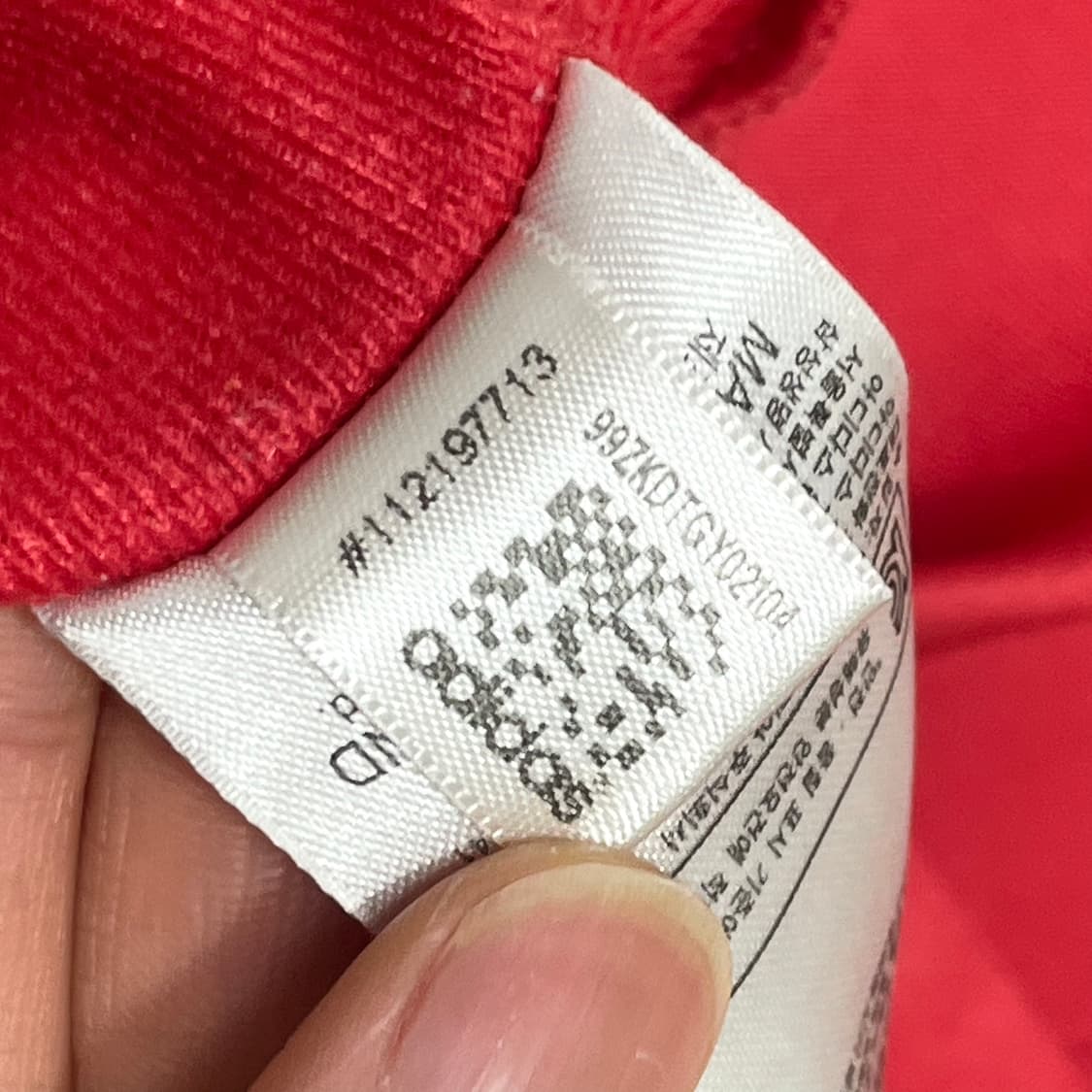 아디다스 오리지날 레드 집업 져지 여성M 상품이미지6