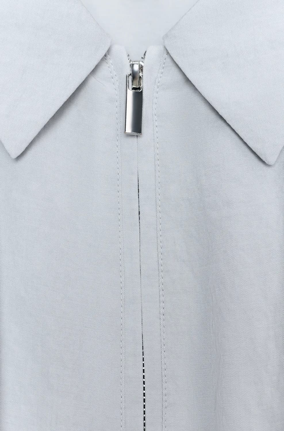 자라 6318/039/403 벌룬 봄버 자켓, 하늘색 상품이미지6