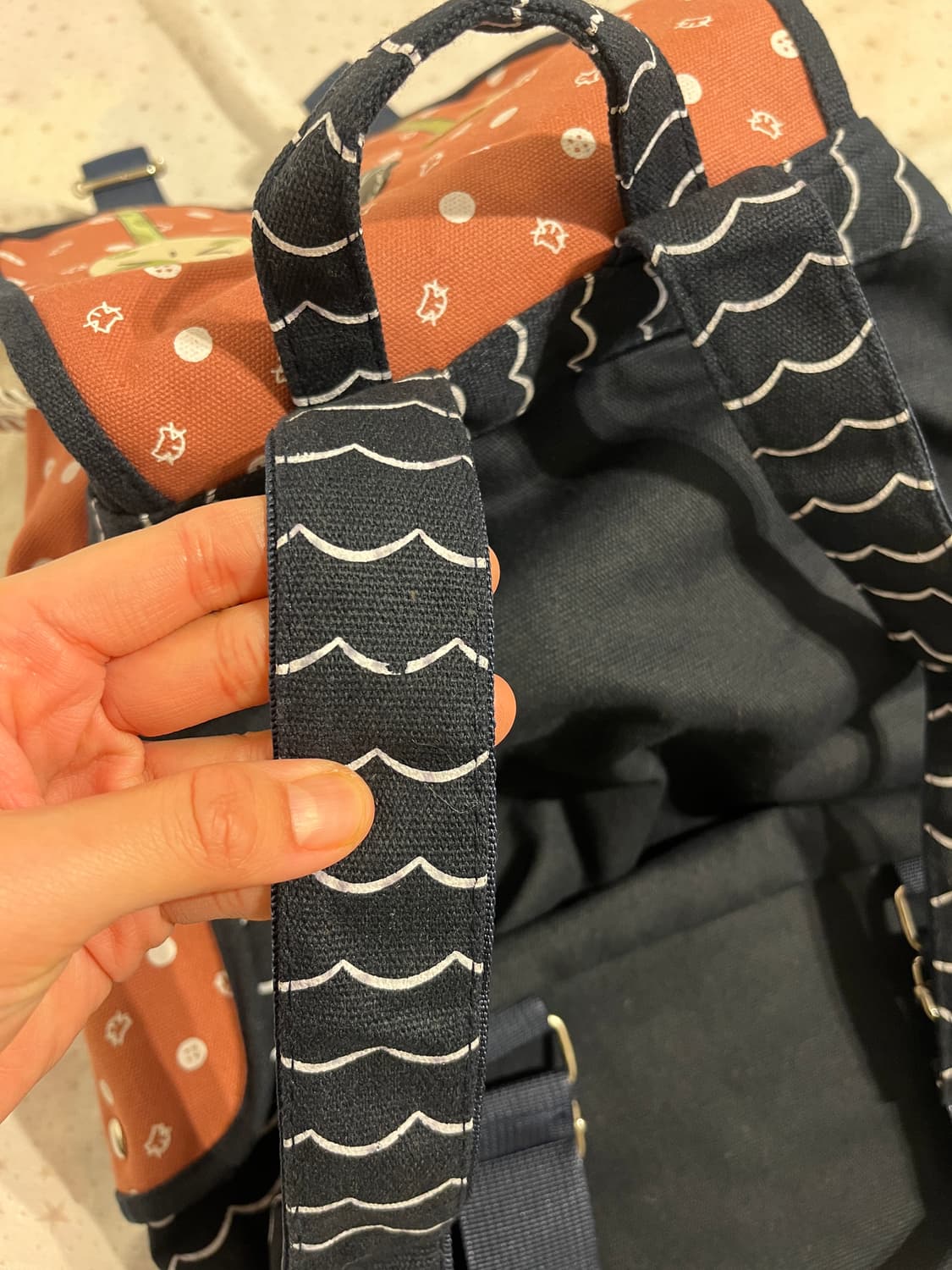 고양이 열쇠 포인트 모리걸 백팩 🐱 상품이미지6