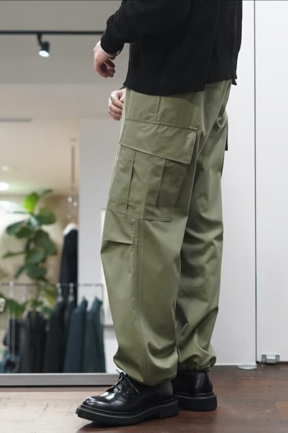 시오타 CIOTA 립스탑 퍼티그 카고 팬츠 상품이미지2