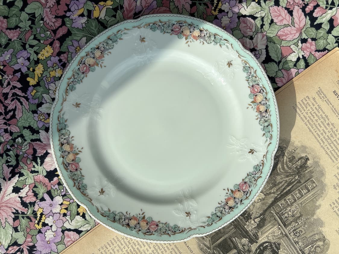 [레어]독일 빈티지 카이저 뒤바리 자르뎅 샐럿 접시 상품이미지1