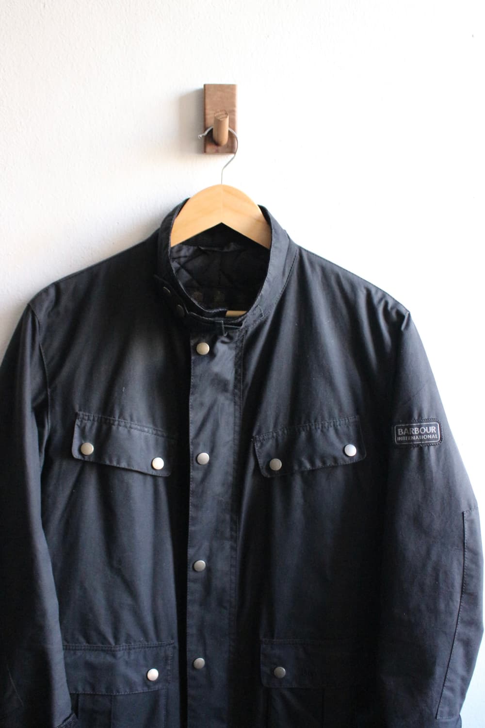 바버 모터사이클 라인 인터네셔널 듀크 왁스 자켓 상품이미지2