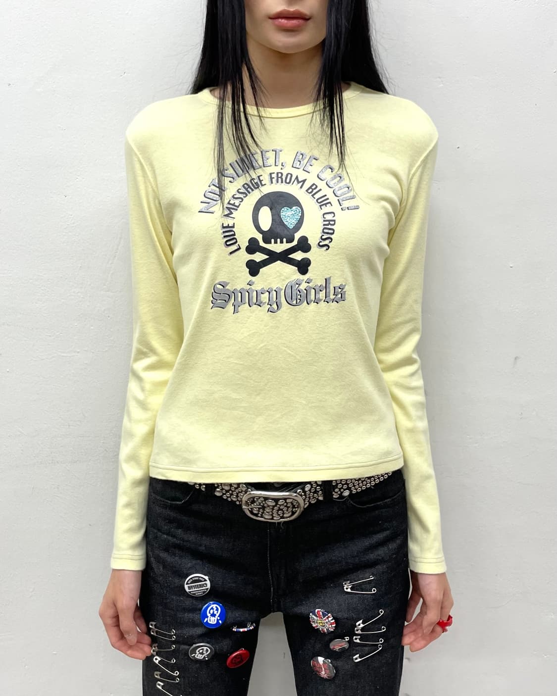 Skeleton Cubic Yellow Long Sleeve 상품이미지2