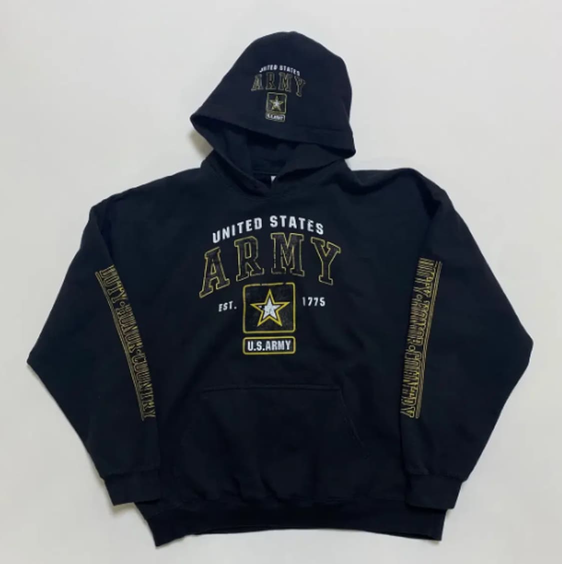 [XL] GILDAN 밀리터리 ARMY 후드 티셔츠 S-58 상품이미지1
