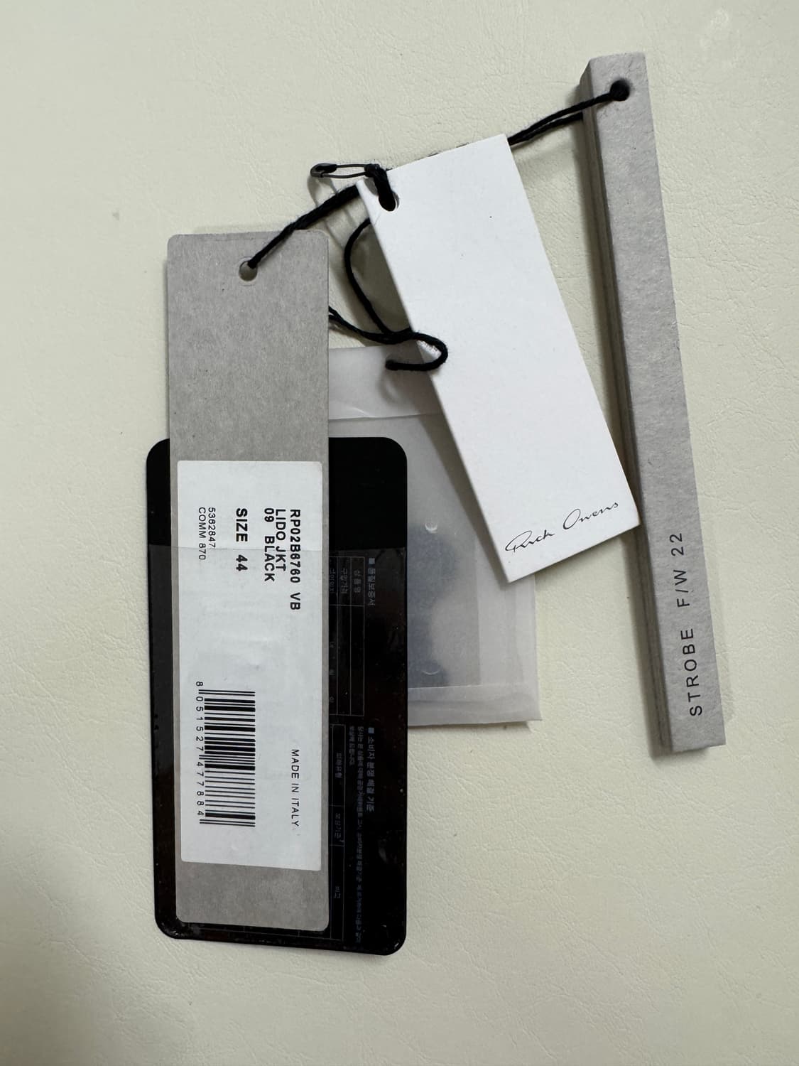 릭오웬스 22FW 리도 벨벳 자켓 W44사이즈 상품이미지9