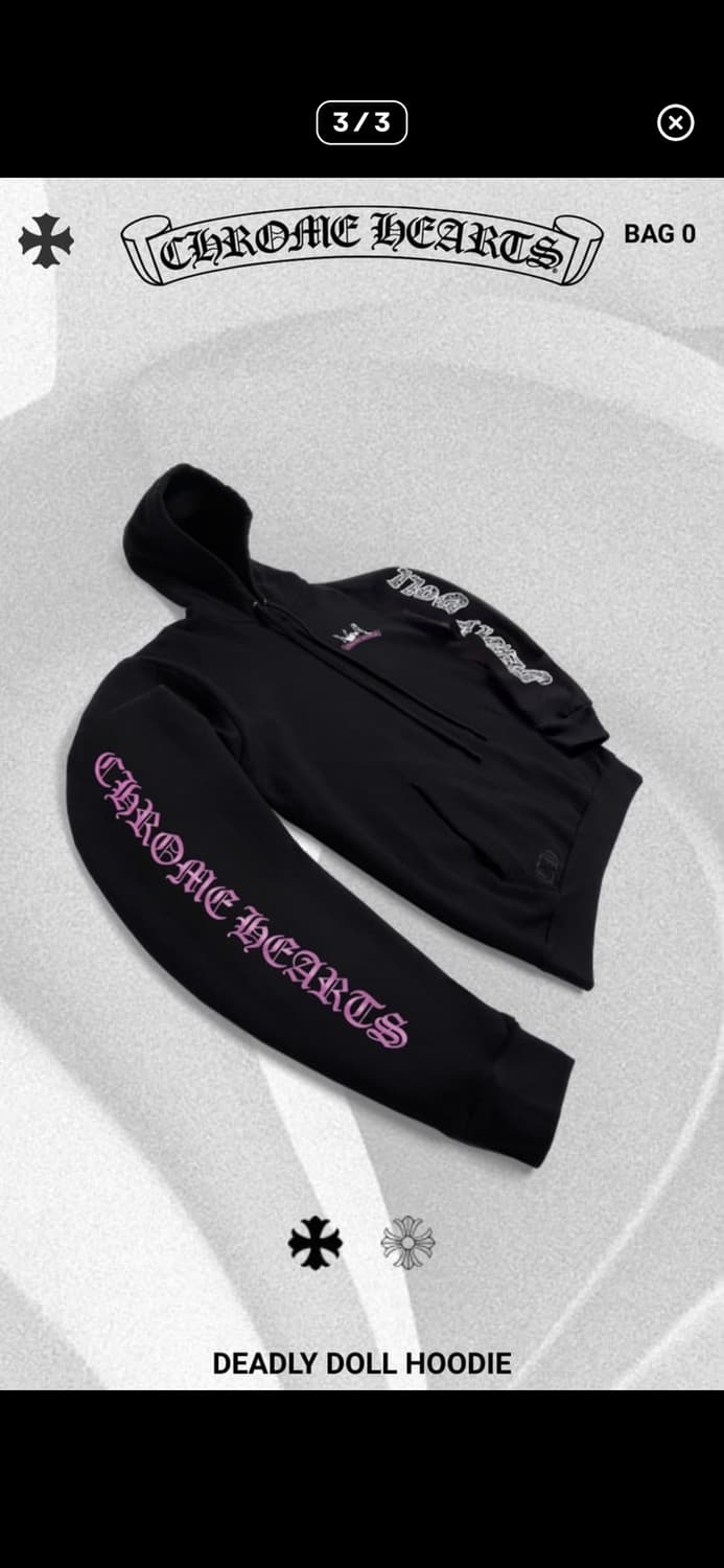 크롬하츠 x 데들리돌 후디 상품이미지3