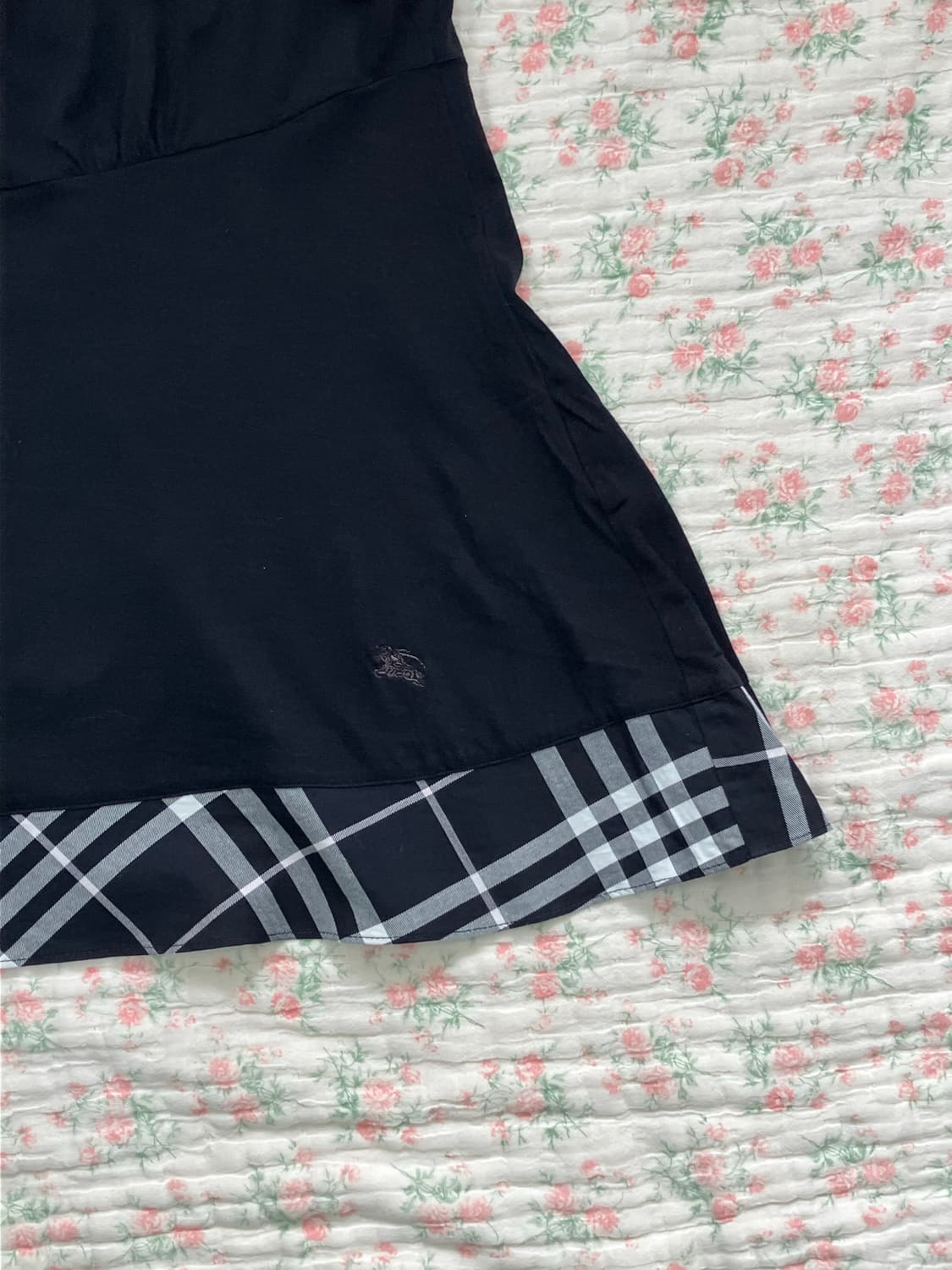 버버리 블랙 홀터넥 나시 1097 모리걸 y2k 스트릿 갸루 펑키 일본빈 상품이미지4