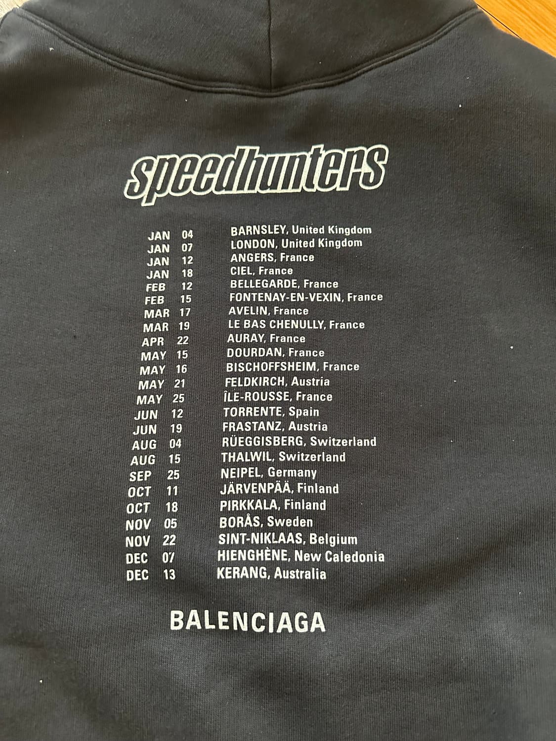 Balenciaga × Speedhunters Hoodie 상품이미지3