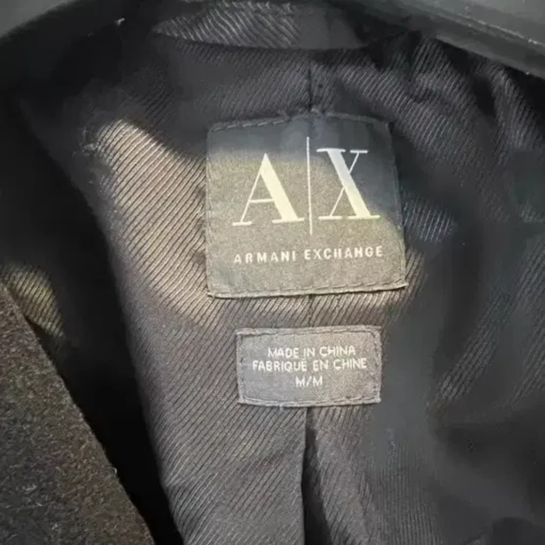Armani Exchange 블랙 코트 M 상품이미지5