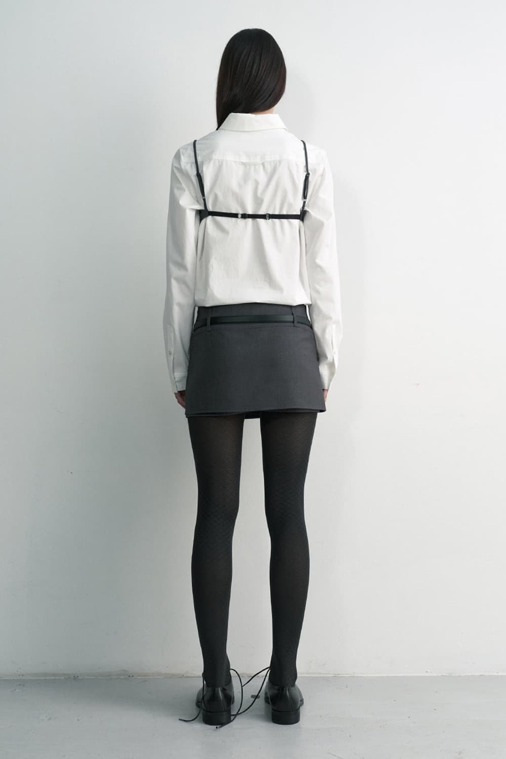 *해외출국으로 판매중단예정* 로에일 베이직 스퀘어 버클 벨트 블랙 상품이미지7