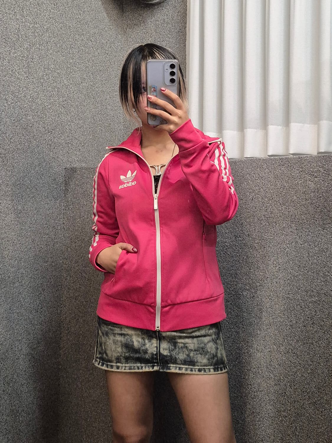 ADIDAS PINK ZIPUP 상품이미지1