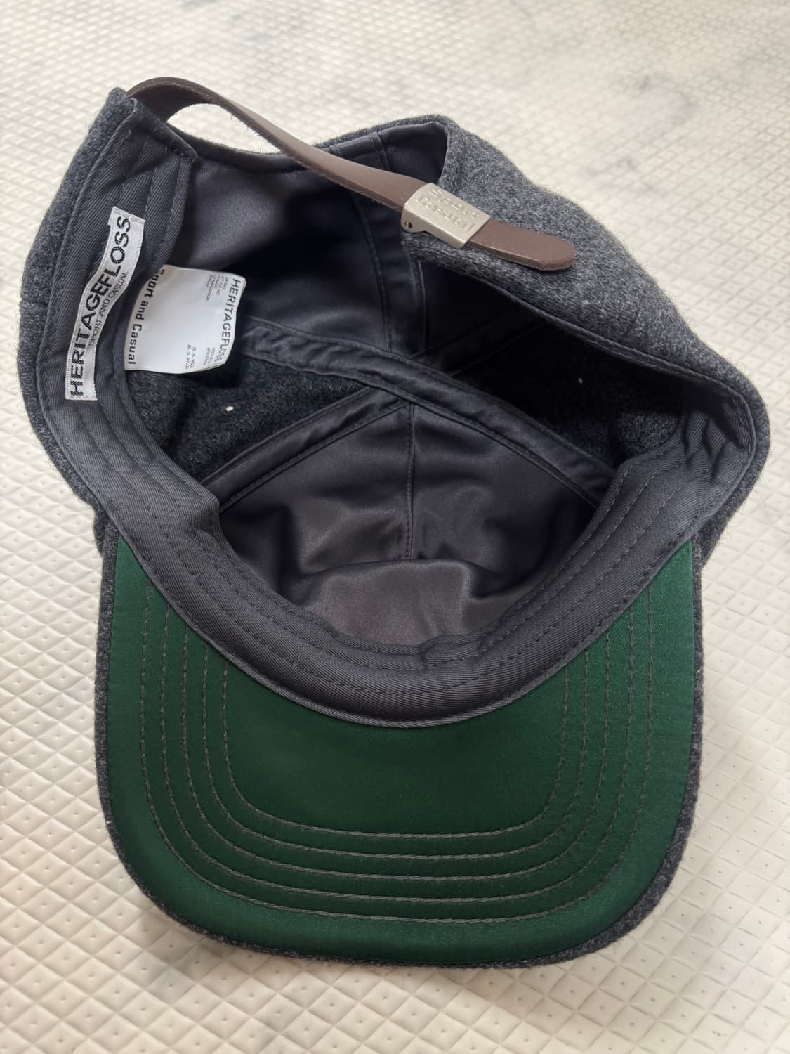 헤리티지플로스 울BB 캡 그레이 새상품 상품이미지2