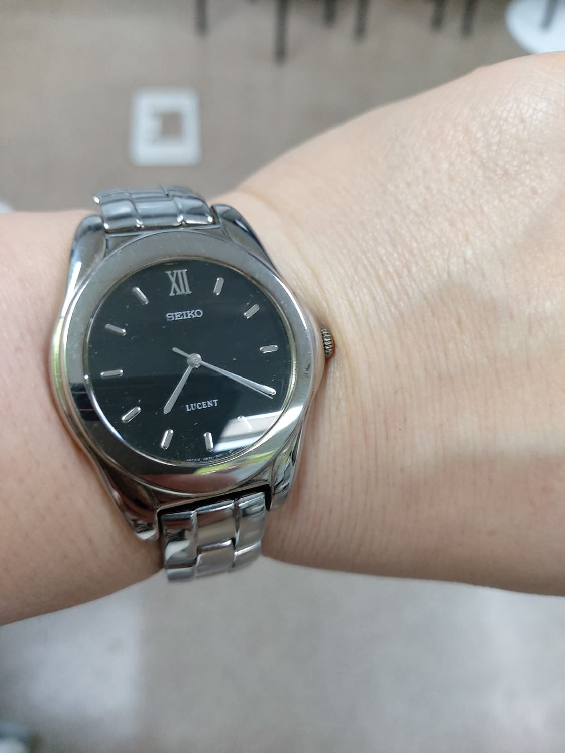 세이코 루센트 블랙 남성 시계 상품이미지4