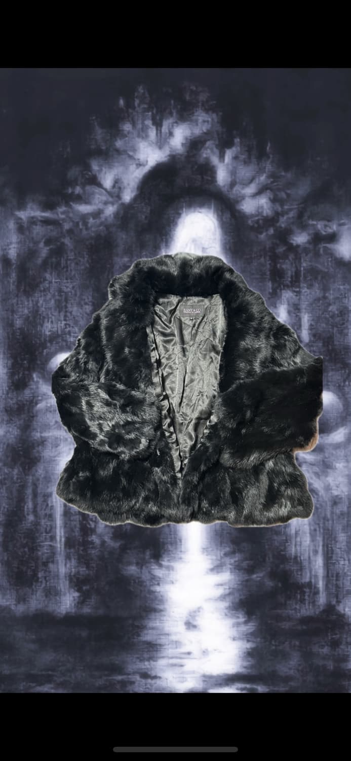 고스 블랙 토끼퍼자켓 상품이미지1