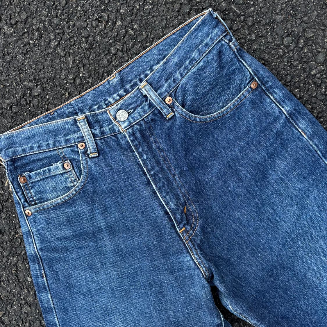 90년대 일본 리바이스 504z-xx 빅e 셀비지 상품이미지6