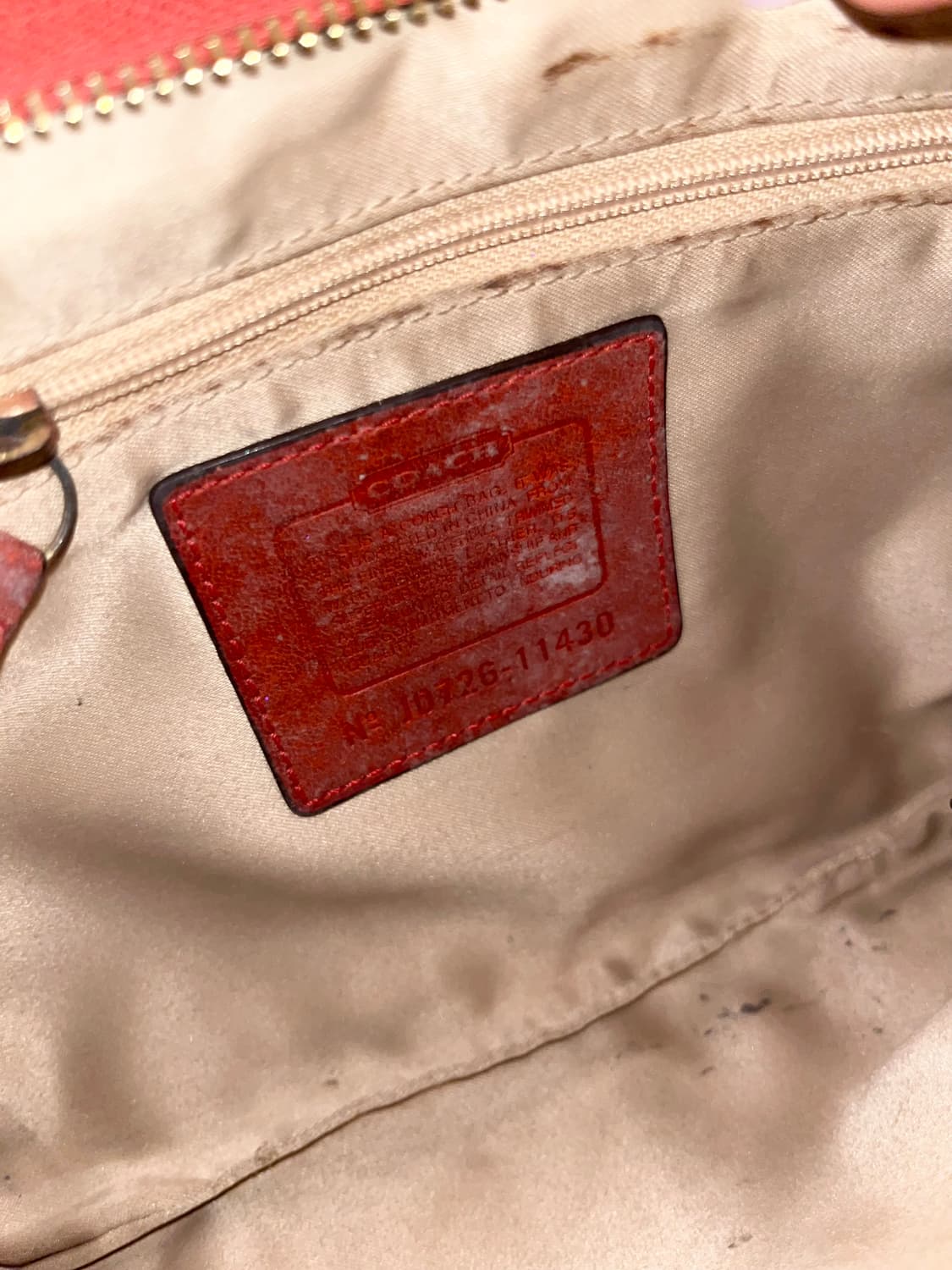 90ss Coach Red Shoulder bag 상품이미지8