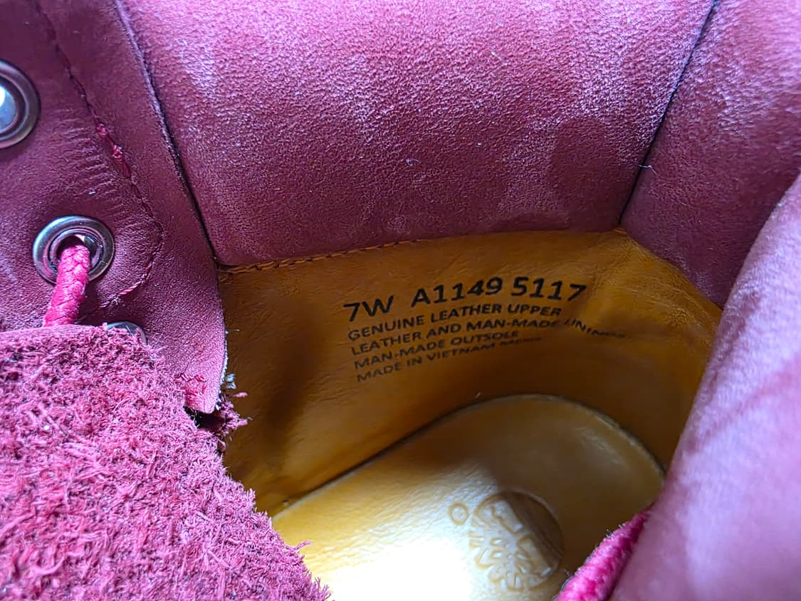 팀버랜드 6인치 워터프루프 프리미엄 레드부츠(250~255) 상품이미지10