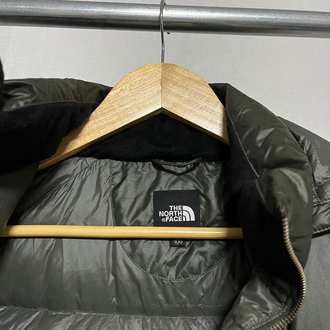 노스페이스 롱패딩 다크그린 100 상품이미지3
