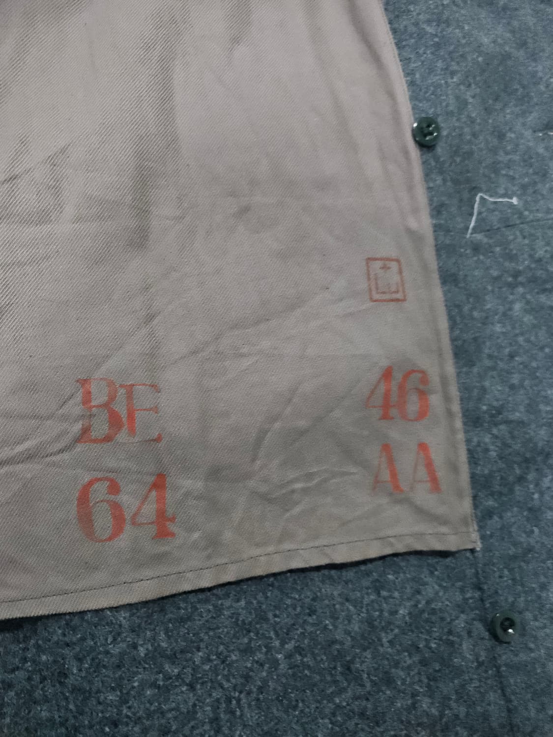 60s 프랑스군 오리지날 울더블코트 상품이미지3