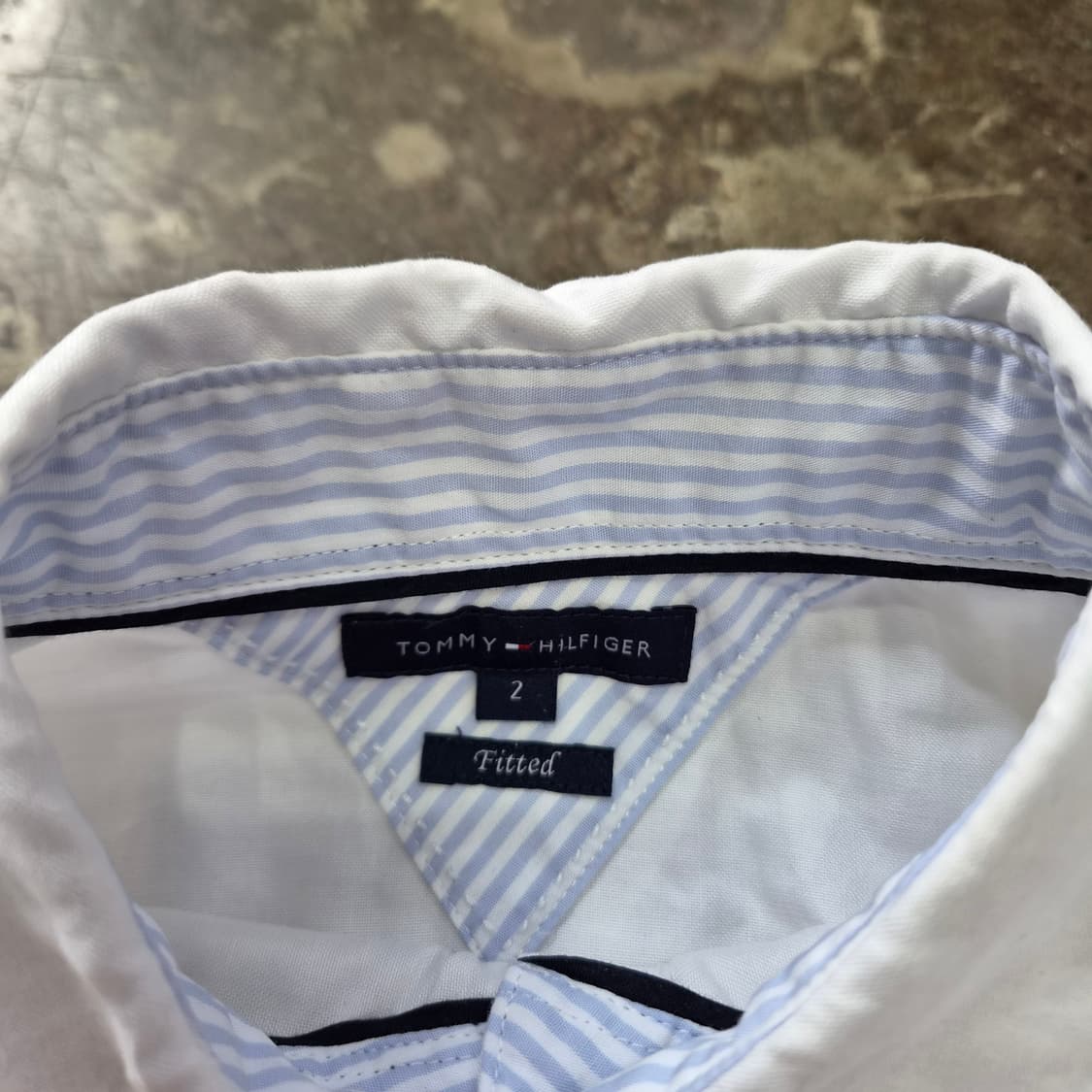 55) 타미힐피거 화이트 옥스퍼드 셔츠 남방 상품이미지6