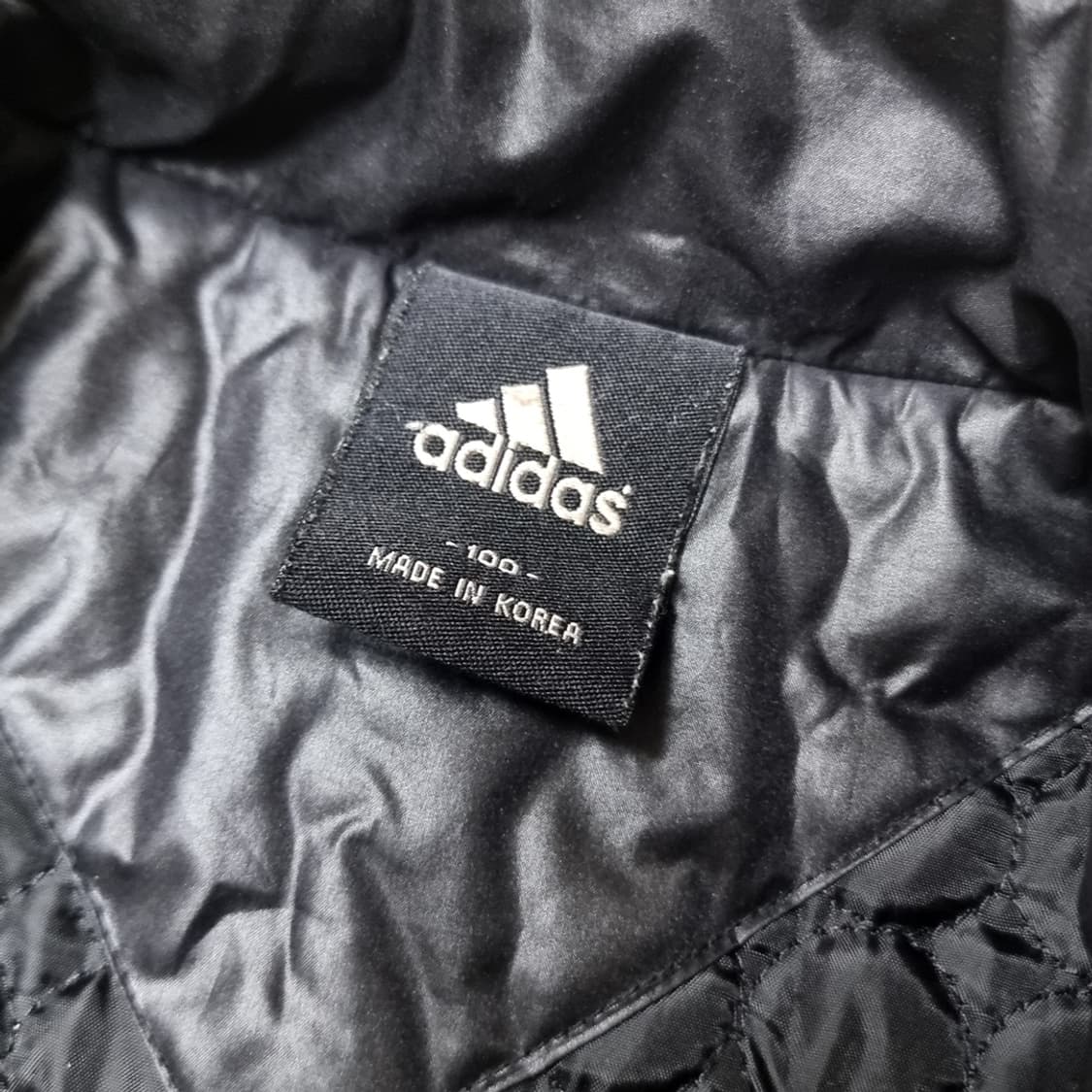 90-00s 아디다스 삼선 바람막이 블랙(100) 상품이미지4