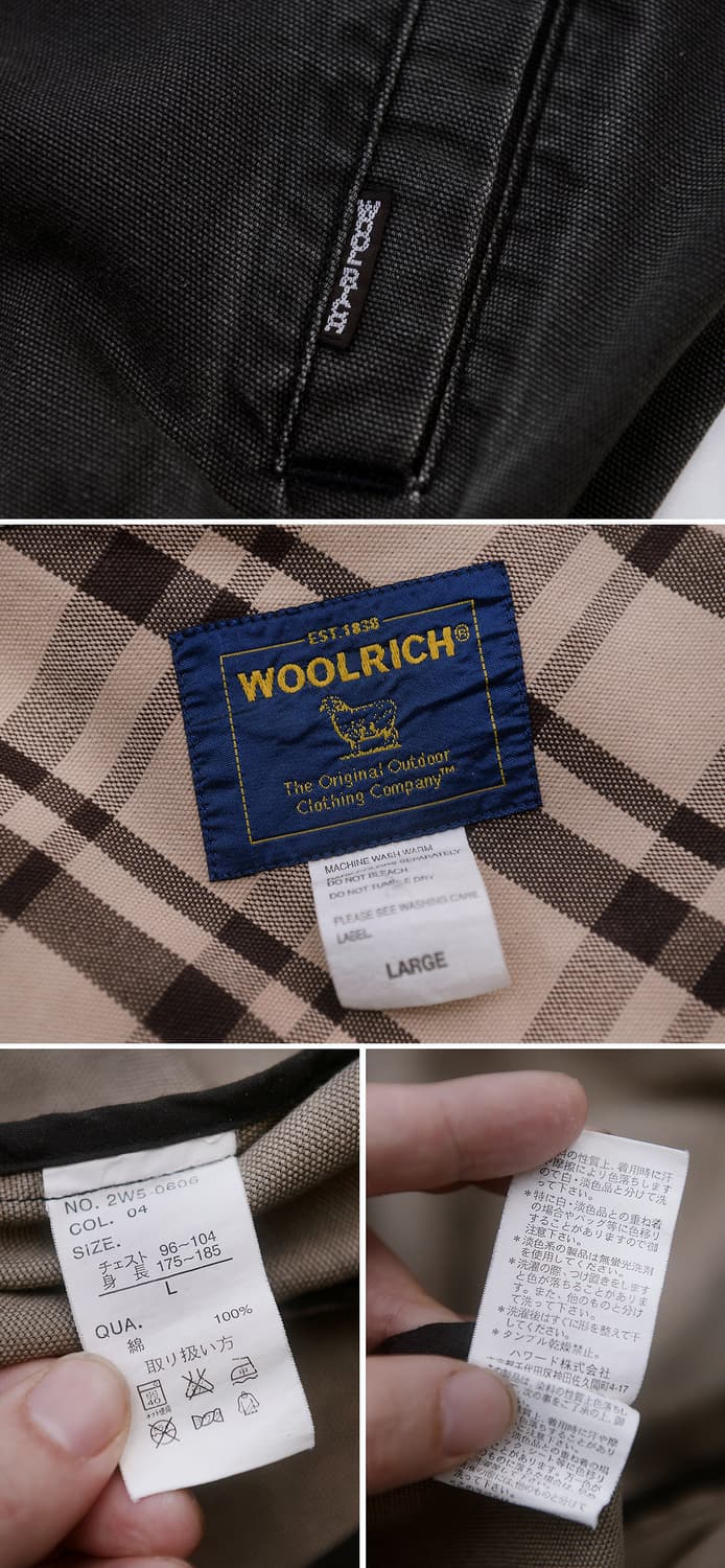 울리치 피그먼트워싱 웨스턴 트윌코튼 워크 자켓 (100-105) 상품이미지10