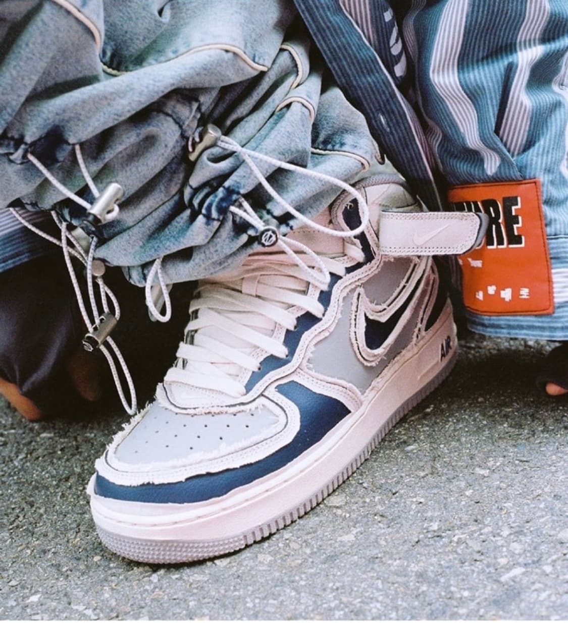 Nike Air Force 1 Mid '07 Pearl White 상품이미지3