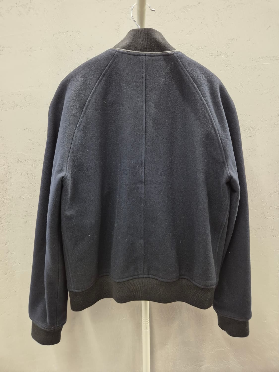 산드로 배색 블루종 자켓 네이비 M 상품이미지3