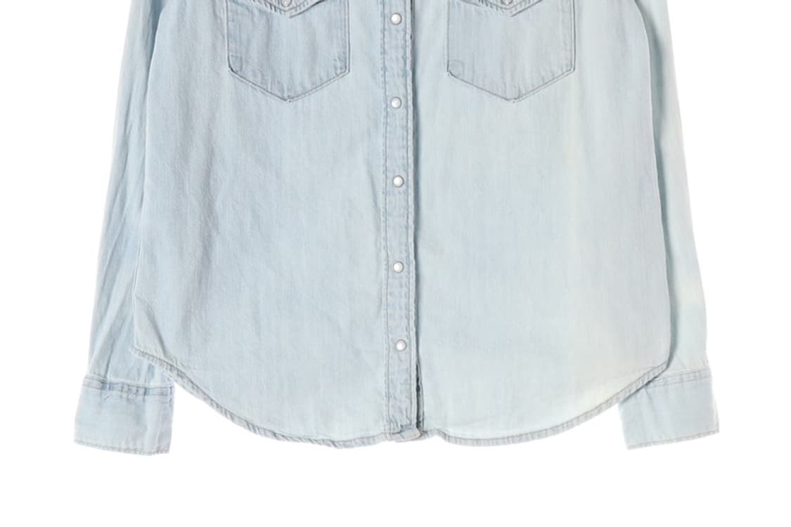 리바이스 웨스턴 연청 데님 셔츠 S 상품이미지4